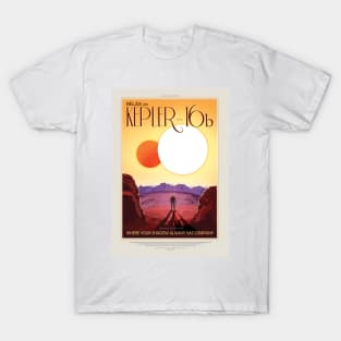 Kepler 16-b NASA Artwork T-Shirt